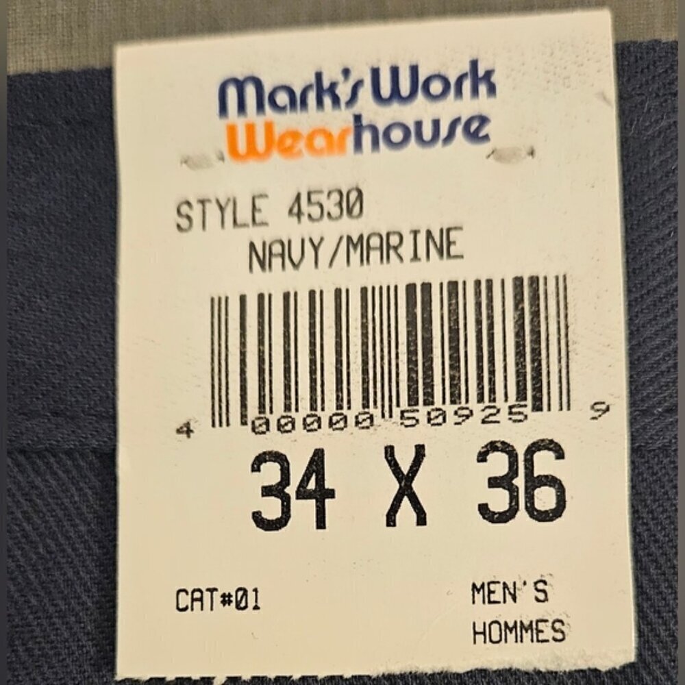 Vintage 90's Mark's Work Wearhouse Twill Work Pants NWT - Picture 10 of 14